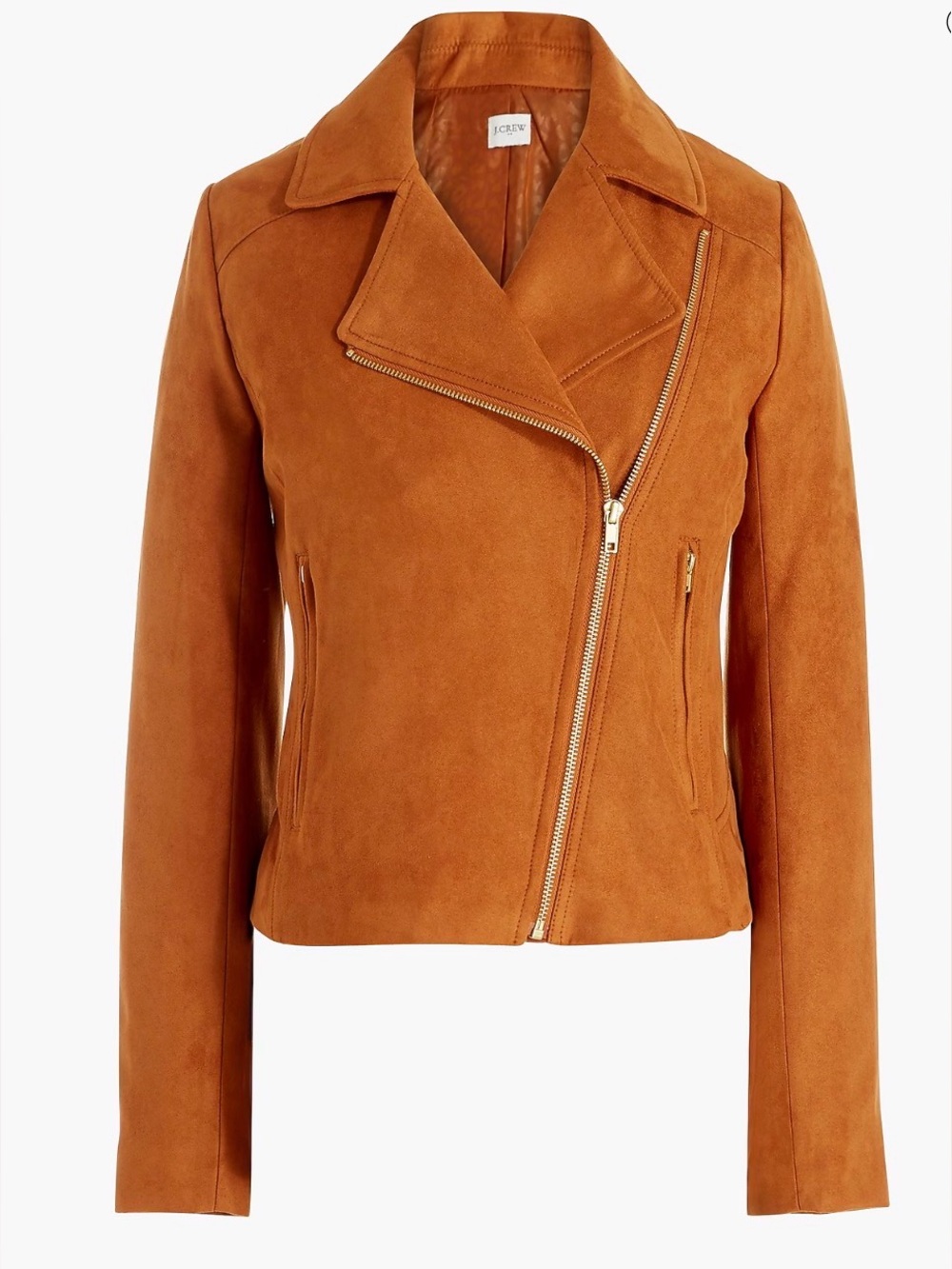 J. Crew Women's Faux Suede Moto Jacket NWT